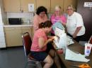 Acacia Quilt guild making drawstring bags for BP Rotary