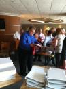 Rotarians at work. 