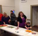 Assembling school supply kits in Orange, CA