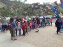 Kindergartners ready to learn about the ocean.
